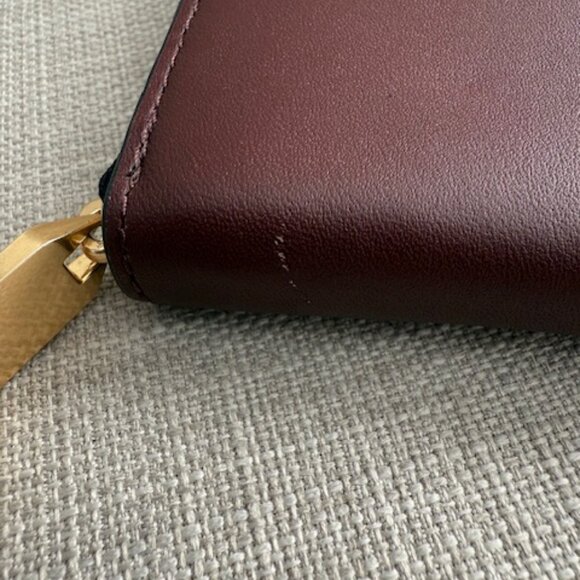 All Saints Lena Hex Leather Zip Wallet - Picture 5 of 11